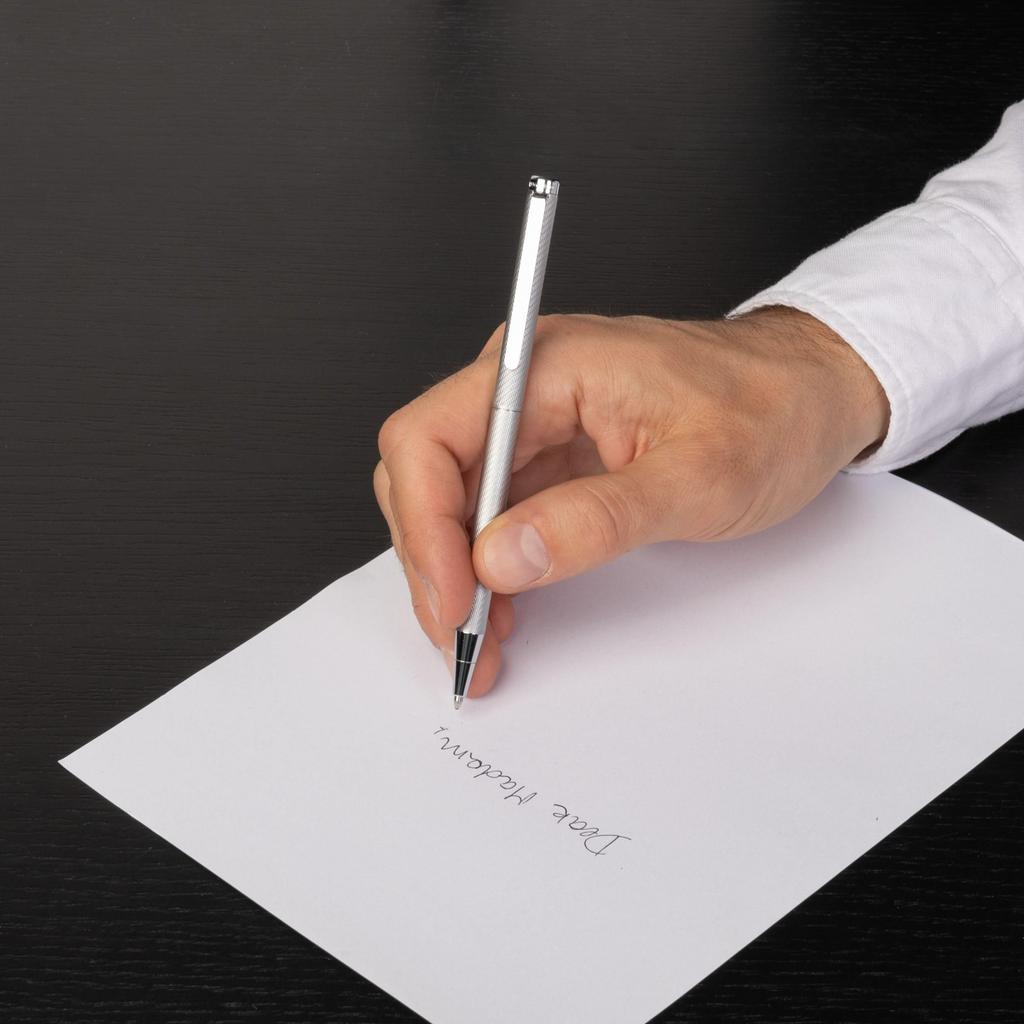 Шариковая ручка BOSS Hugo Cloud Chrome