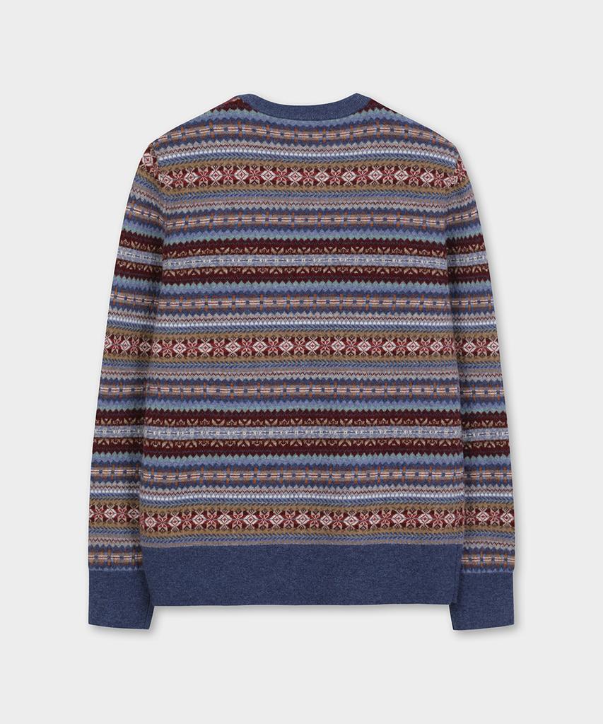 BROOKS BROTHERS Merino Wool Fair Isle Sweater (Multi) (Bbwrwm37547Ew)