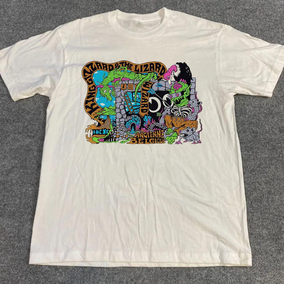 King Gizzard and The Lizard Wizard Tour Unisex Adult Cotton T-Shirt