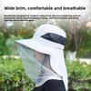 Anti-mosquito hat with mesh face shield, protective hat for outdoor leisure,sun protection, summer breathable anti-mosquito and insect fishing hat