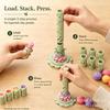 Modular Clay Bloom Maker, DIY 3D‑Printed PLA Clay Flower Forming Tool Set for Handmade Craft