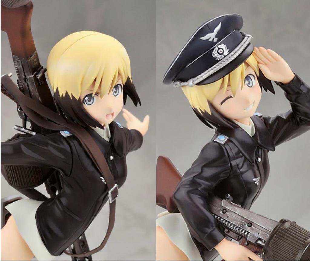 Strike Witches 2 Эрика Хартманн (Готовый продукт, окрашенный ПВХ, в масштабе 1/8)