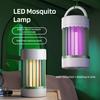 Перезаряжаемая светодиодная лампа от комаров Высоковольтная мощность Теплое освещение Без мерцания Безопасное использование Эффективная электрическая лампа от комаров Zapper