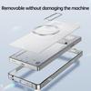 Съемный чехол для ZTE Nubia RedMagic 10 Air Pro Plus, полупрозрачный матовый, с поддержкой Magsafe, съемная задняя панель, металлический бампер, чехол-держатель
