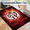 Custom Text Printed Rug Mainz 05 Non Slip Floor Carpet For Home Room Decor