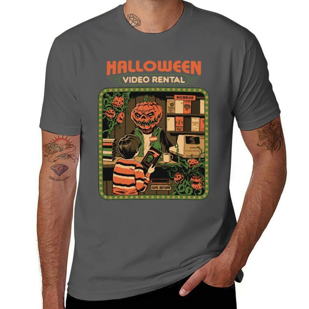 Halloween Video Rental Tshirt Holiday Vacation Tee Shirt