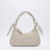 New In Women's Zebra Printing Shoulder Bags Vintage High-quality Canvas Underarm Bags Fashion Casual Women's Handbags