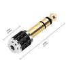 1/2 Pcs 1/4inch To 1/8inch Stereo Headphone Adapter Male To Female 6.35mm Jack To 3.5mm Socket Stereo Plug 6.35 To 3.5 Converter