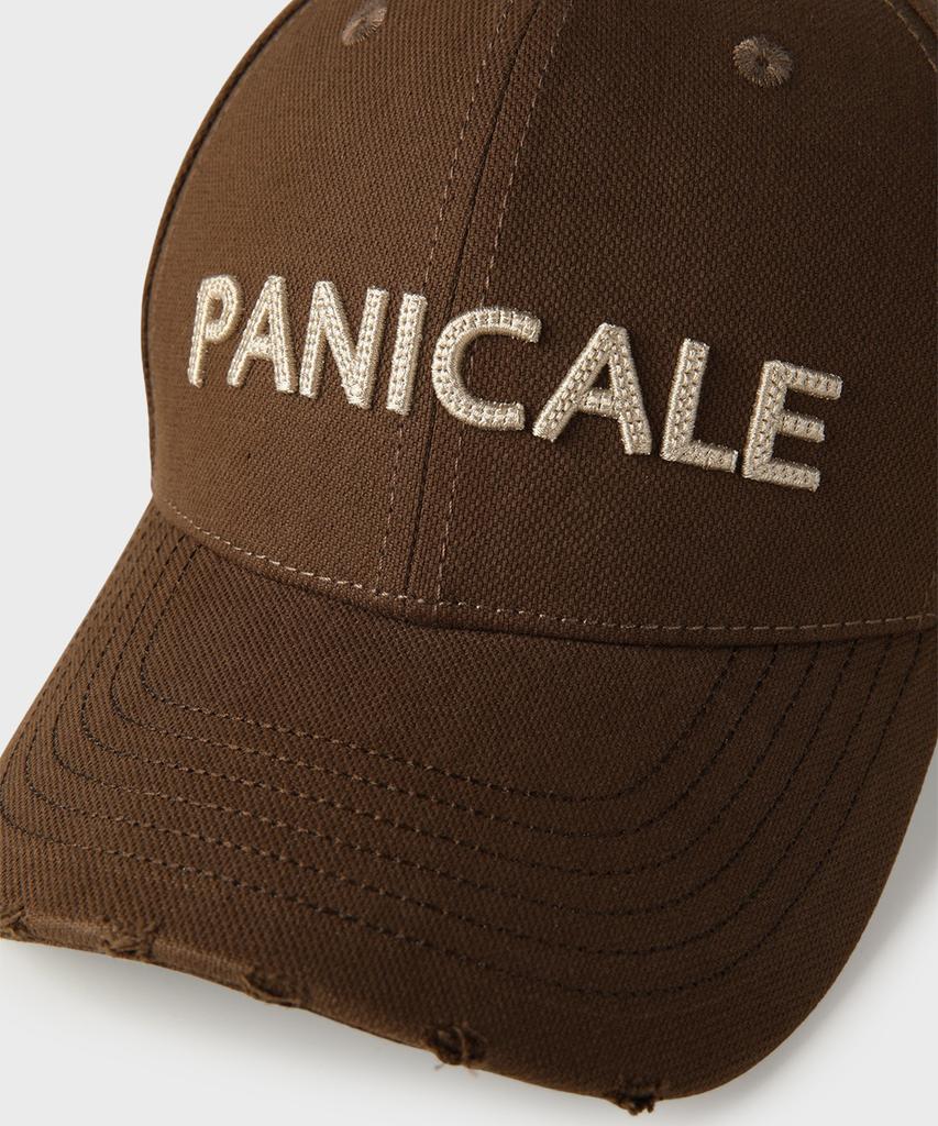 Кепка-бейсболка PANICALE Коричневая с винтажным логотипом