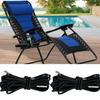 Усиленный складной стул Эластичная веревка Антигравитационное кресло-качалка Веревка Садовый шезлонг