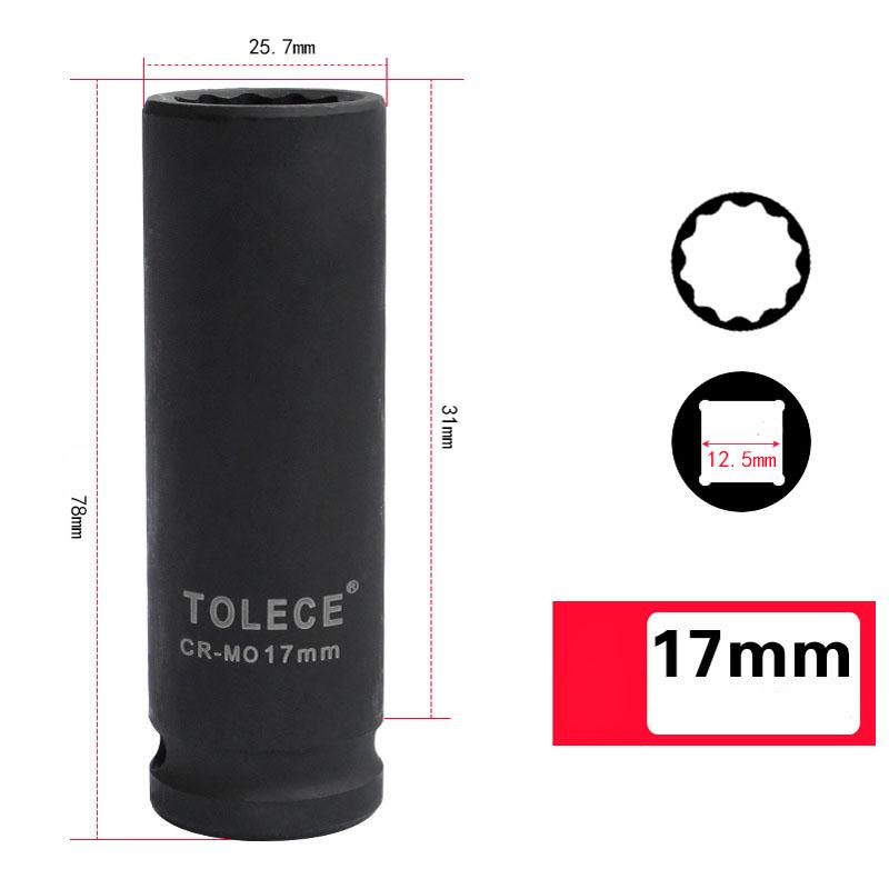 1/2 inch Torx Socket Wrench Head Metric Air Pneumatic Socket Wrench Head 8-41mm Standard Durable Car Auto Truck Repair Tools
