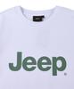 JEEP Хлопковая футболка большого размера с коротким рукавом и большим логотипом (Jr5Tsu191Wh)