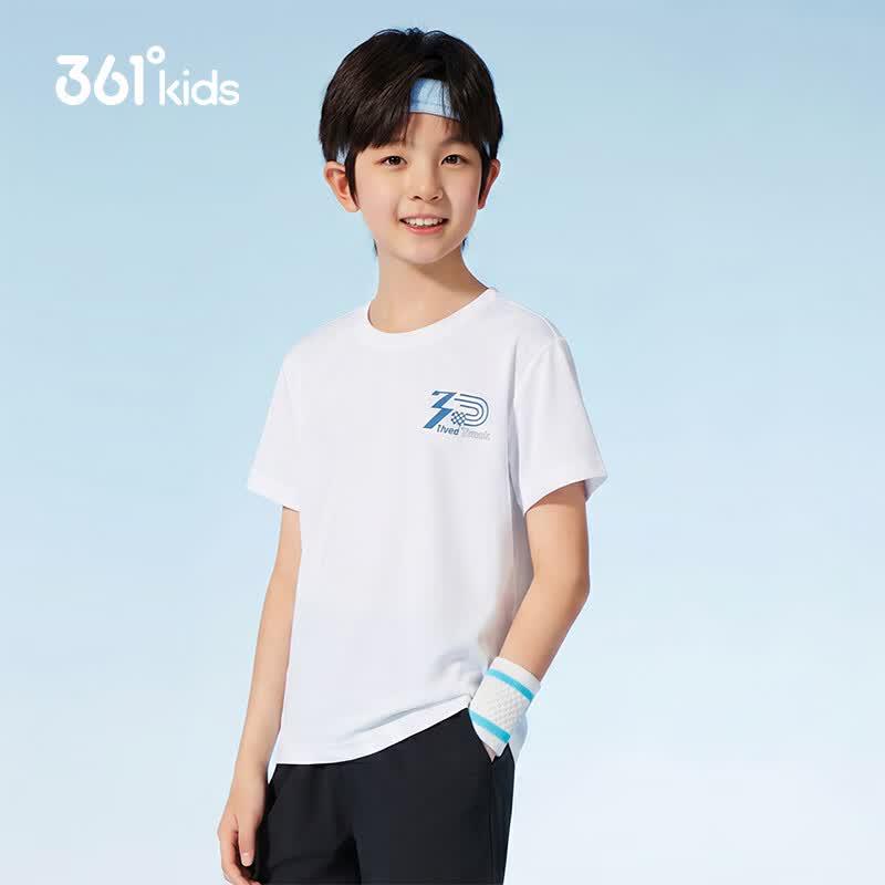 361° Boys' Quick-Dry Sporty Short-Sleeve T-Shirt