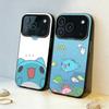 Чехол для телефона Fluffy-Cat B-Bugcat C-Capoo для iPhone17,16,15,14,13,12,11,Pro,MAX Белый Матовый Ударопрочный
