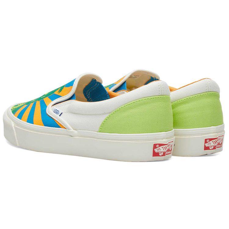 Vans Кроссовки унисекс без шнуровки John Van Hamersveld x OG Classic Желтые Thundercloud VN000UDFQLW
