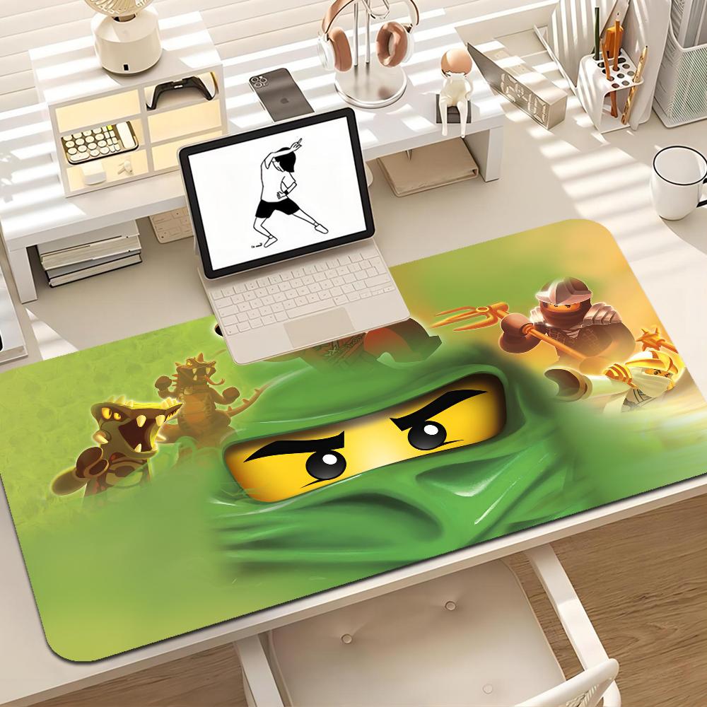 Cartoon N-Ninjago Mousepad Boy Pad Natural Rubber Gaming Mousepad Desk Mat Size For Gameing World Of Tanks CS GO Zelda