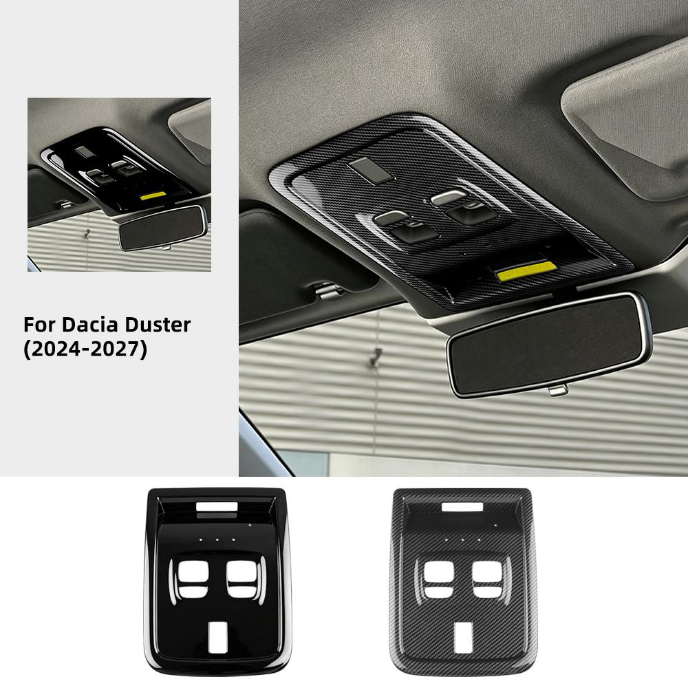 Car Front Roof Reading Light Frame For Dacia Duster 3 Bigster 2024 2025 2026 2027 Decoration Protective Interior Accessories