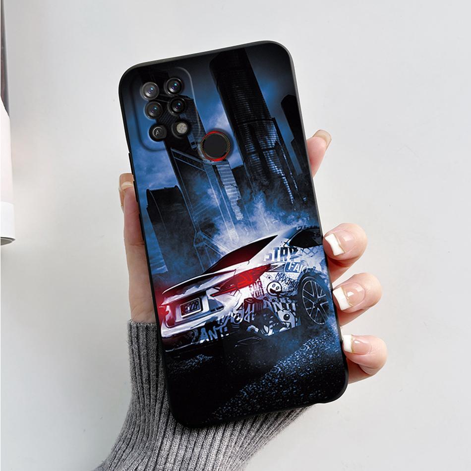For Tecno Pova Case LD7 LD7j Fashion Marble Cover Matte Phone Case For Tecno Pova Soft Silicone Fundas 6.8'' Back Cover Bumper