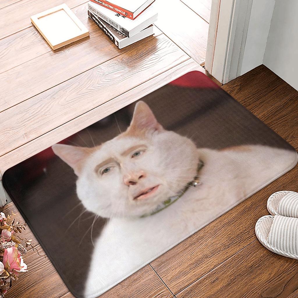 Nicolas Cage All Over Floor Door Bath Kitchen Mat Anti-Slip Outdoor Funny Meme Doormat Bedroom Balcony Entrance Carpet Rug