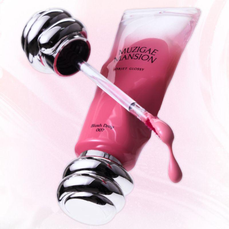 MUZIGAE MANSION Objet Glossy Lip Tint 6g – High Shine Glassy Hydrating K-Beauty Lip Gloss 8 Colors