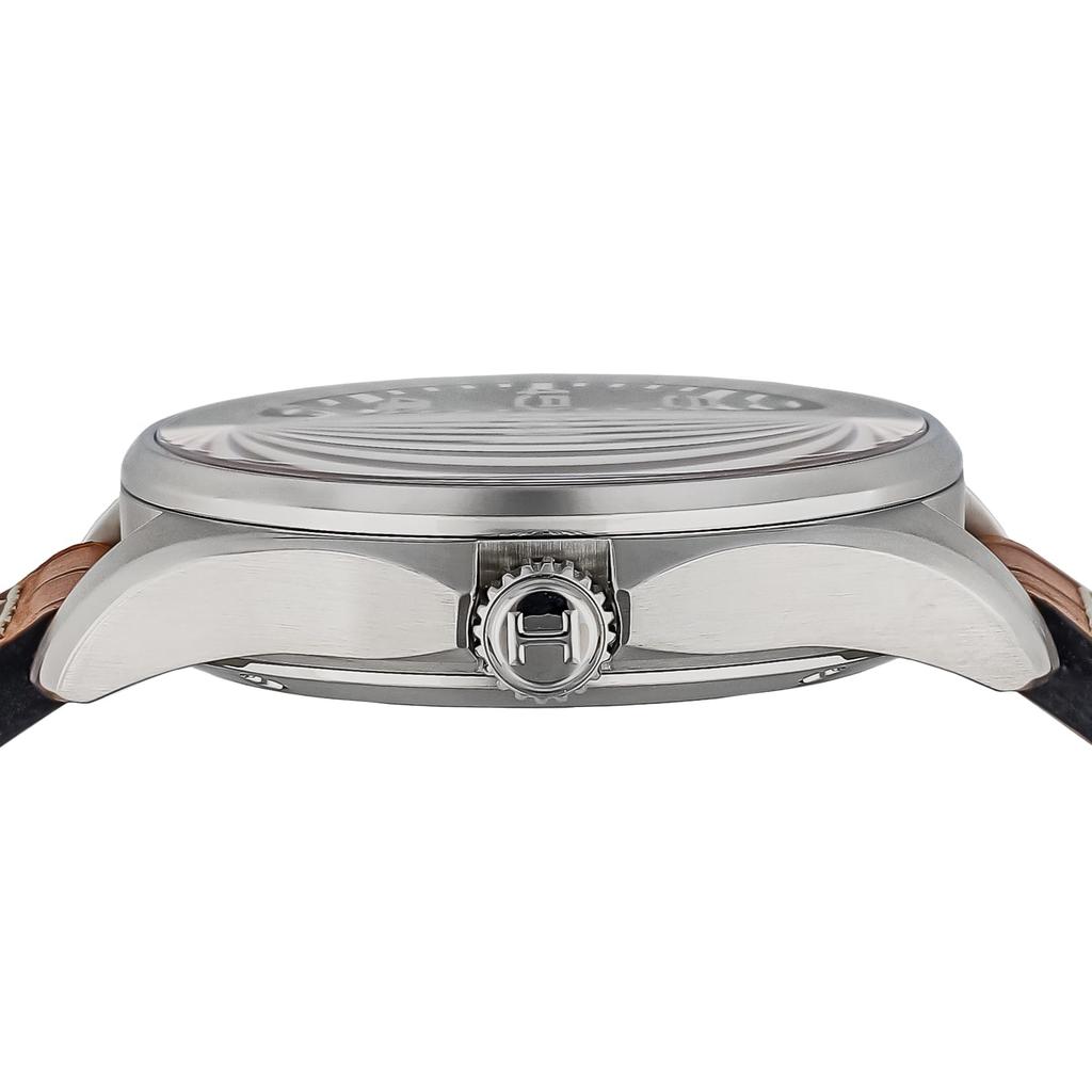 Khaki Aviation Pilot Day Date Auto Gray Dial Stainless Steel Sapphire Glass Automatic Winding 42MM Swiss Watch Brand H64615585 Brown [Hamilton] Men's