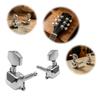 6Pcs Semi-Closed Guitar String Tuning Pegs Zinc Alloy Acoustic Guitar Tuners Guitar String Tuning Keys for DIY Parts