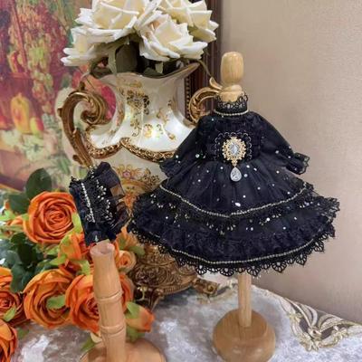 HAMRETHYPPZ 14 16 13 BJD Кукла на шаровых шарнирах Платье, Костюм для куклы, Наряд горничной для куклы, Переодевание куклы на шаровых шарнирах, Черная юбка принцессы, Милая юбка (Глава