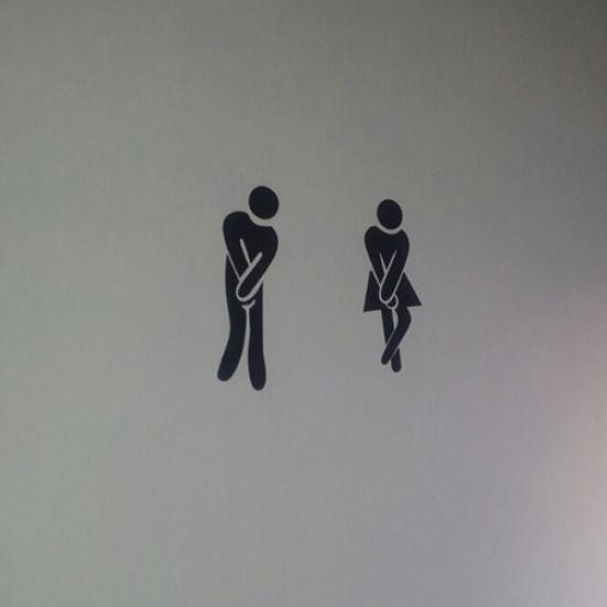 Мужчины Женщины Сделай сам Домашнее украшение Наклейка Наклейка на унитаз Декор стен Искусство Настенная роспись для ванной комнаты ARI