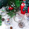 Christmas Dazzling Hanging Ball Vibrant Color Fillable Baubles for Christmas Tree Wreath Decor