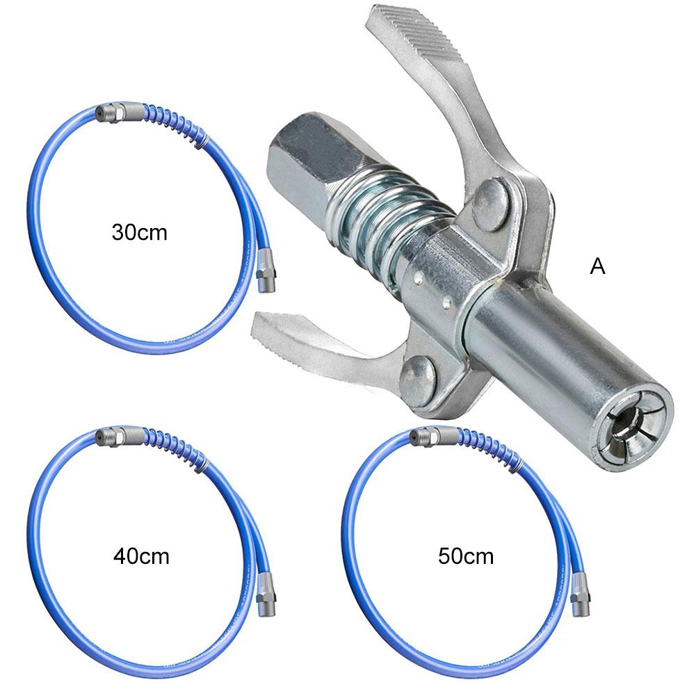Grease Gun Coupler 10000 PSI Leak-Free Quick Release Grease Oil Pump Tip Two Press Grease Gun Tip Easy To Push Lubrication Tool