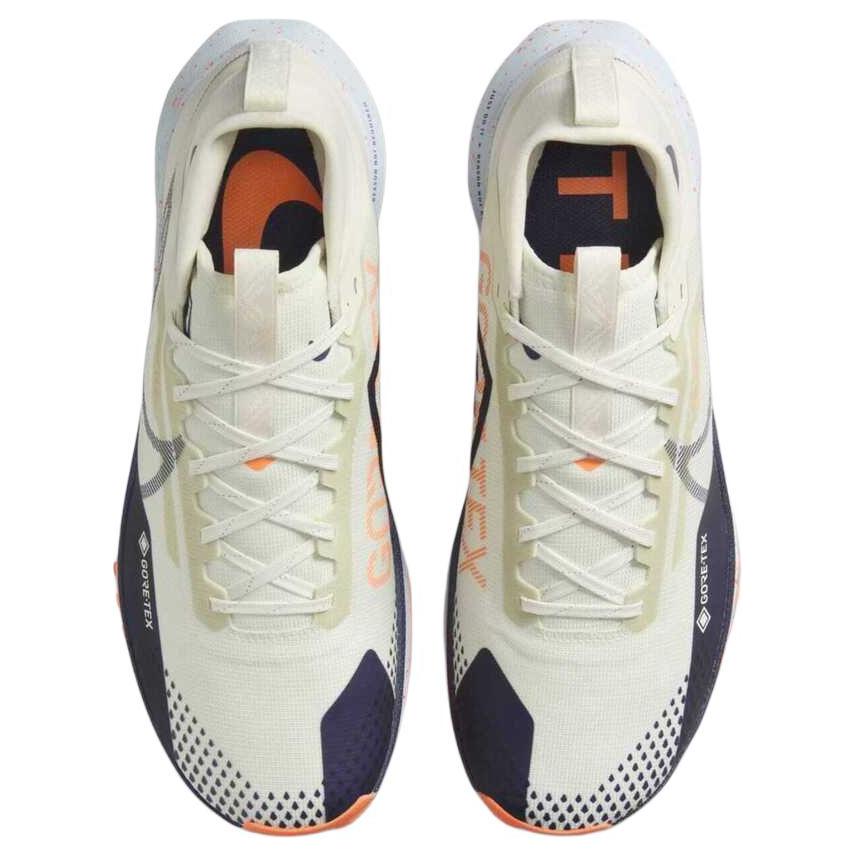 Nike React Pegasus Trail 4 GORE-TEX Sea Glass Purple Ink мужские кроссовки кремовые Total-Orange HM9728-001
