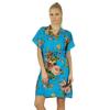Women Short Kaftan Floral Print Beach Coverup Caftan Nightwear