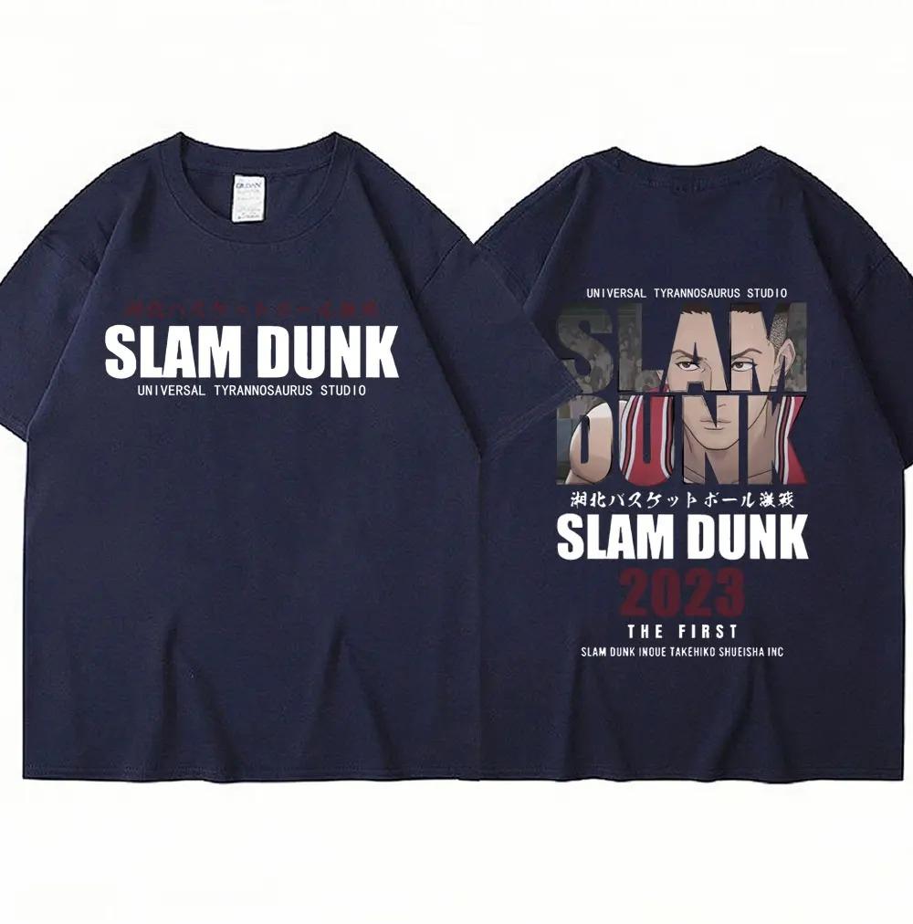 Новая футболка Футболка Slam Dunk Футболка Аниме Ryota Miyagi Футболки унисекс Женская баскетбольная команда Короткий рукав Оверсайз Корейская уличная одежда