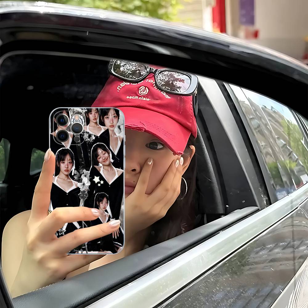 Популярная K-pop группа L-Loona Y-Yves Для iPhone 11 12 13 14 15 16 17 Pro Max Plus Air Прозрачный Clear Ударопрочный Чехол