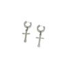 Модный кулон-крестик Персонализированные серьги без пирсинга