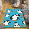1Pc Penguin Party Rug Office Carpet Indoor Outdoor Doormat Nonslip Soft Comfortable Living Christmas Halloween Xmas Gift D924334