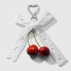 Сладкий красный брелок в виде вишни для женщин и девочек, милые фруктовые брелки, подвеска, изысканный рюкзак, украшения, аксессуары, подарки