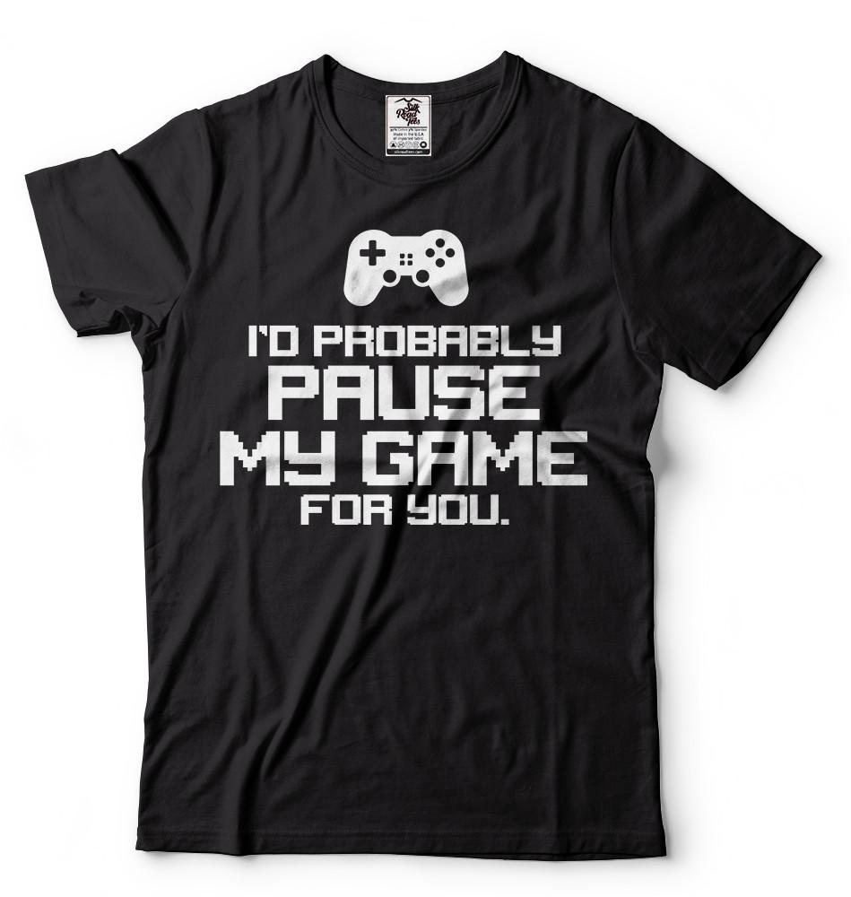 Gaming T-shirt Video Gaming Console Gaming Funny mens T-shirt Gift Birthday Tee