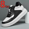 Мужские Женские Туфли на Платформе Увеличивающие Рост Невидимые 8 см Увеличивающие Рост Спортивные Массивные Кроссовки Выше Подъемные Туфли Роскошные