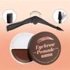 Two-tone Waterproof Natural Mud Brow Paste Eyebrow Gel Bushy Wild Brows for Perfect Eyebrow Shape with Eyebrow Brush Inside