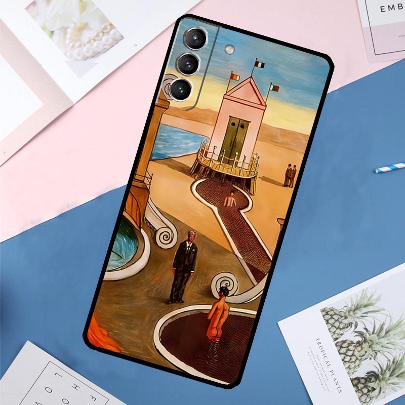 Rene Magritte Art Case For Samsung Galaxy S24 Ultra S20 S21 S22 S23 S25 Ultra S9 S10 Plus S25 FE Back Cover
