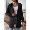 Women's Autumn and Winter Casual Solid Color Cardigan Sweater