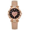 Casual Electronic Watch Leather Strap Wrist Watches Fashion Quartz Wristwatches  Women