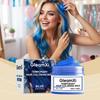 GleamXi Blue Temporary Hair Dye - Natural, Smooth, Even Coverage, Shiny, Vibrant Color