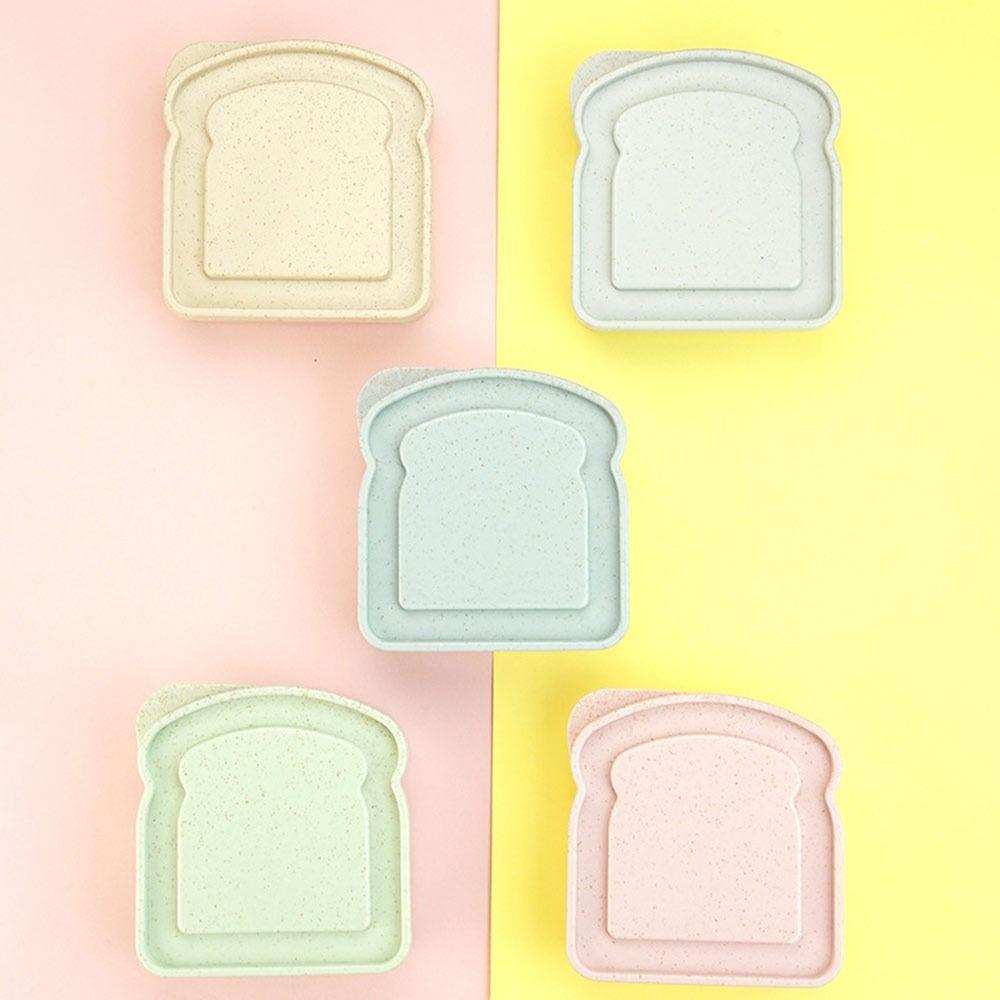 with Lid Portable Lunch Box Microwaveable Food Container New Snack Storage Box Kitchen Storage