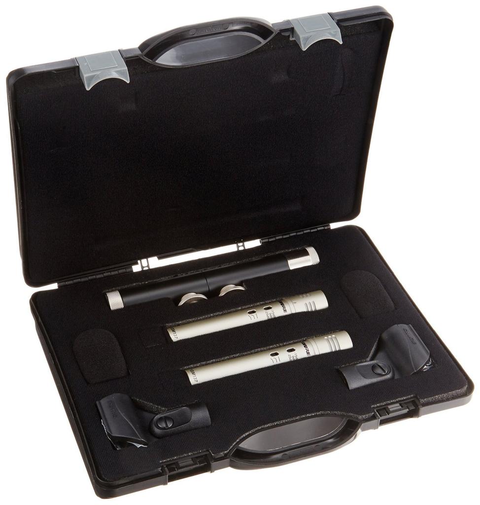 Shure KSM137 Cardioid Condenser Instrument Stereo Pair Model Microphone, KSM137/SL STEREO-X (2-Year Manufacturer's Warranty)