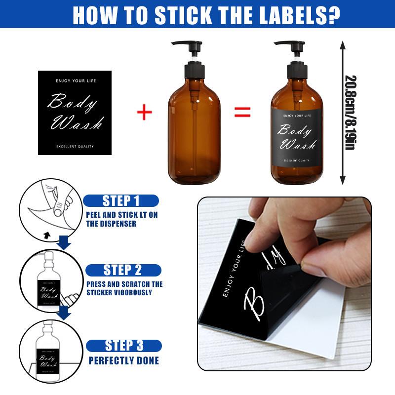 Дозатор для мыла коричневый 500 мл с этикеткой на подносе, пустой контейнер для хранения жидкого лосьона с ручным насосом