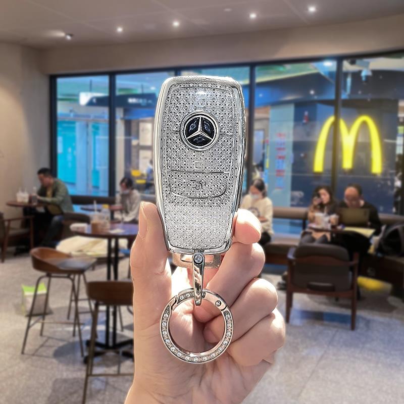For Mercedes Benz keycase C E A B S Class GLE GLA GLB GLC GLS AMG W176 177 203 204 205 211 212 213 222 X167 chain shell car keys