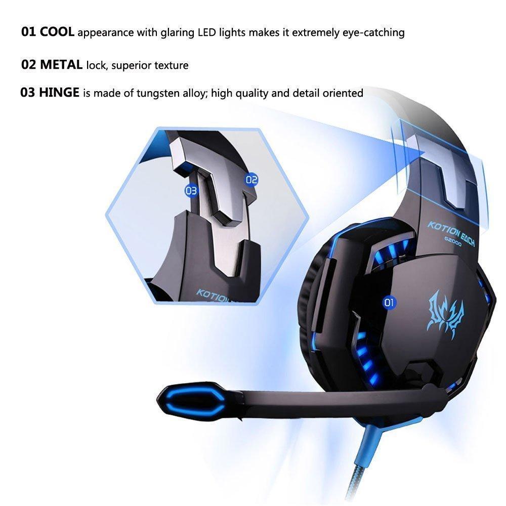 Игровые наушники Звук Игровые наушники-вкладыши с LED-подсветкой