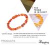 Children's Natural Baltic Amber Baby Bracelet - Irregular DIY Design